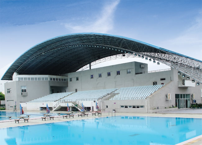 云浮游泳馆网架