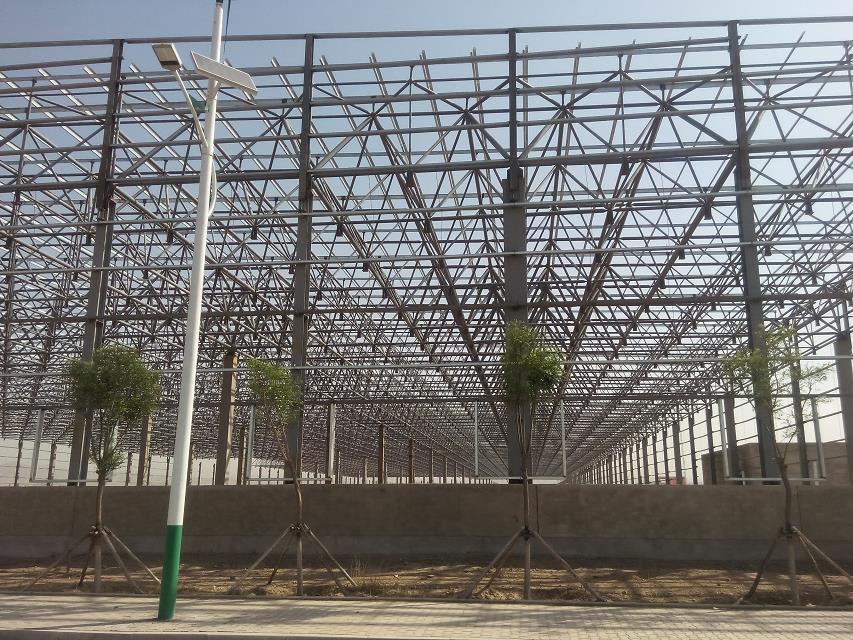 云浮汽车工业厂房网架